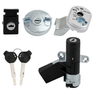Ignition Key Switch For Honda Lead NHX110 2008-2012 Seat Lock Fuel Cap Lock Set