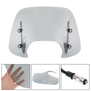 ABS Motorcycle Windshield WindScreen fit for Vespa Sprint 150 2016-2021 Gray