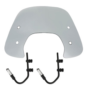 ABS Motorcycle Windshield WindScreen fit for Vespa Sprint 150 2016-2021 Gray