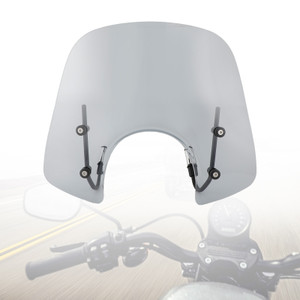 ABS Motorcycle Windshield WindScreen fit for Vespa Primavera 150 2014-2021 Gray