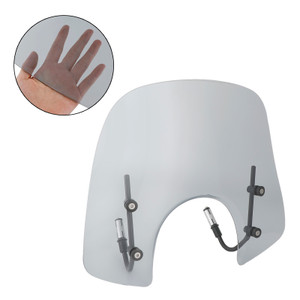 ABS Motorcycle Windshield WindScreen fit for Vespa Primavera 150 2014-2021 Gray
