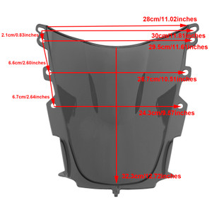 ABS Motorcycle Windshield WindScreen fit for Yamaha YZF R1 2020-2022 Gray