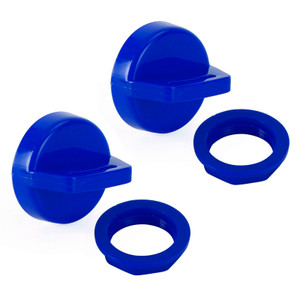 2 Pack Blue Ignition Key Cover w/Nut For Polaris RZR XP 570 800 900 1000 5433534