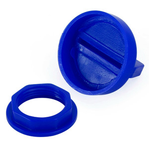 2 Pack Blue Ignition Key Cover w/Nut For Polaris RZR XP 570 800 900 1000 5433534