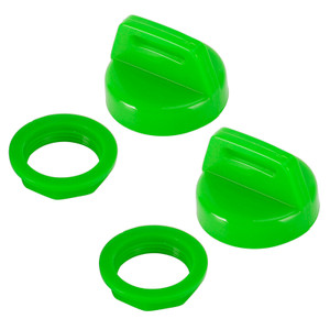 2PCS Green Ignition Key Cover w/Nut For Polaris RZR XP 570 800 900 1000 5433534