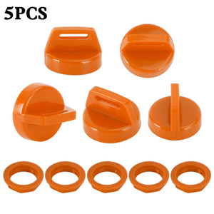 5PCS Orange Ignition Key Cover w/Nut For Polaris RZR XP 570 800 900 1000 5433534