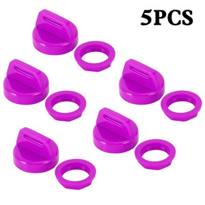 5PCS Violet Ignition Key Cover w/Nut For Polaris RZR XP 570 800 900 1000 5433534