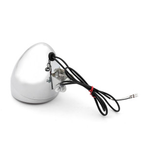 LED Angel Eye Headlight Harley Davidson Dyna Glide Chopper Chrome