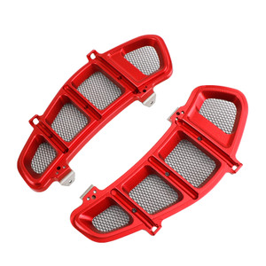 Motorcycal Radiator Guard Protector Radiator Cover Red For Vespa Gts 250 300