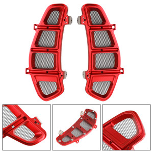 Motorcycal Radiator Guard Protector Radiator Cover Red For Vespa Gts 250 300
