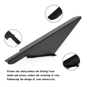 Sprocket Chain Guard Cover For KAWASAKI NINJA ZX-10R ZX10R 2004 2005 Black