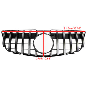 2008-2012 Mercedes-Benz GLK X204 Front Bumper Upper Grill Grille GT Style 83222277300 Generic