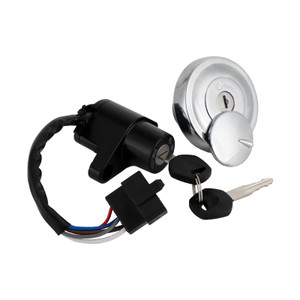 Ignition Switch & Fuel Gas Cap for Kawasaki Vulcan VN900 Custom Classic LT 06-22