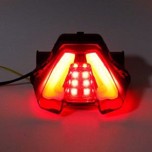 LED Rear Tail Light Brake Turn Signals For Yamaha MT-07 MT07 2021-2023 Clear