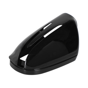 Pair Rearview Mirror Cover Gloss for Benz CLS CLC SL SLK Class 2006-2013 Black