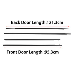 Car Window Weatherstrip Seal Belt Moulding For Toyota Sienna 2011-2020