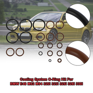 Cooling System O-Ring Kit for BMW E46 M52 M54 320i 323i 325i 328i 17111711987