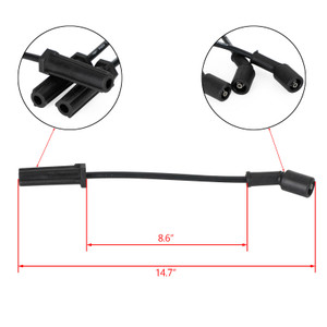 8PCS Square Ignition Coil+Spark Plug+Wires 12611424 For Silverado 1500 Tahoe GMC