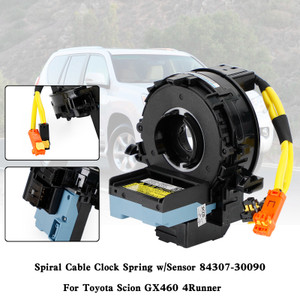 Spiral Cable Clock Spring w/Sensor 84307-30090 For Toyota Scion GX460 4Runner
