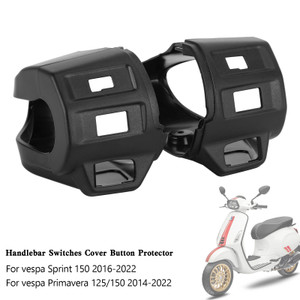 Handlebar Switches Cover Button For Sprint Primavera 125 150 2014-2022 Black