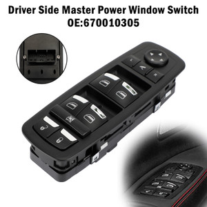 Driver Side Master Power Window Switch 670010305 for Maserati Ghibli 2014-2018