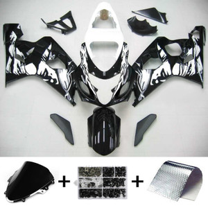 Injection Fairing Kit Bodywork Plastic ABS For Suzuki GSXR 600/750 2004-2005 K4 #113