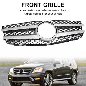 Front Hood Bumper Grill Grille Fit Mercedes Benz GLK X204 GLK350 2010-2012