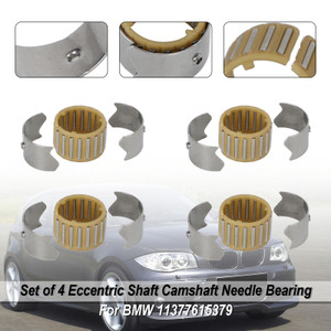Set of 4 Eccentric Shaft Camshaft Needle Bearing for BMW 11377615379