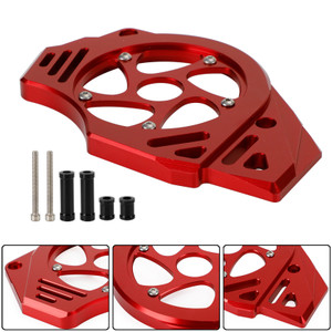 Sprocket Cover Chain Guard Protection For Kawasaki Ninja Vulcan 650 ER-6N Red