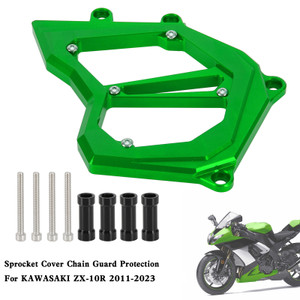 Front Sprocket Cover Chain Guard For KAWASAKI Ninja ZX-10R ZX10R 2011-2023 Green
