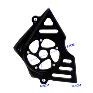 Front Sprocket Cover Chain Guard For HONDA CBR250R CBR300R CB300F NC51 MC41 Black