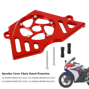 Front Sprocket Cover Chain Guard For HONDA CBR250R CBR300R CB300F NC51 MC41 Red