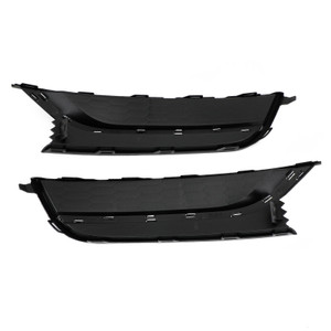 2PCS Front Driving Fog Light Cover fit VW Passat 2012-2015 Black/Chrome