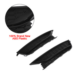 2PCS Front Driving Fog Light Cover fit Volkswagen Passat 2012-2015 Black