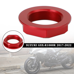 Billet Steering Stem Nut For SUZUKI GSXR 600/750 YZF-R1 ZX6R S1000RR Red
