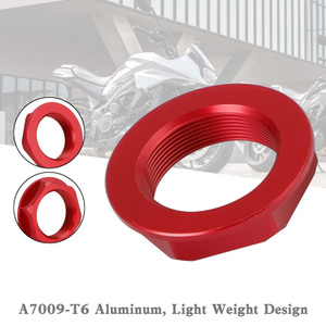 Billet Steering Stem Nut For SUZUKI GSXR 600/750 YZF-R1 ZX6R S1000RR Red