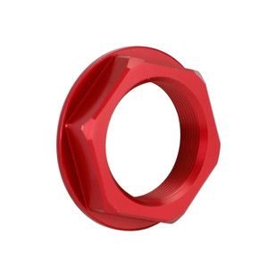 Billet Steering Stem Nut For SUZUKI GSXR 600/750 YZF-R1 ZX6R S1000RR Red