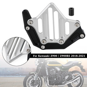Front Sprocket Cover Chain Guard For Kawasaki Z900 Z900RS 2018-2021 Silver