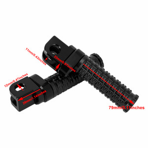 Front Footrests Foot Peg fit for CFMOTO 250SR 400NK 650NK 400GT 650GT 2019-2022 BLK