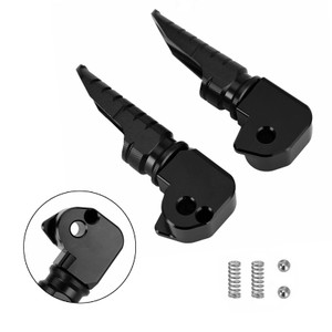 Rear Footrests Foot Peg fit for HONDA FORZA 750 NSS 750 2021-2022 BLK