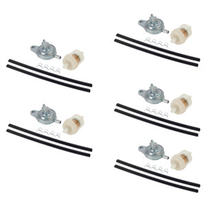 5 Fuel Tank Tap + Filter + Hose For GY6 125cc 150cc PIT Quad Dirt Bike ATV Buggy