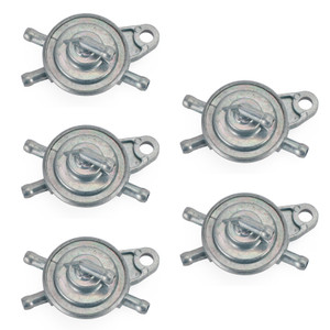 5x Fuel Tank Tap Switch 4 Port For GY6 50cc 125cc 150cc PIT Quad Dirt Bike Buggy