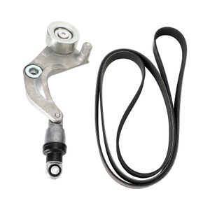 Tensioner Pulley & Serpentine Drive Belt Kit For Honda Civic 2006-2011 1.8L