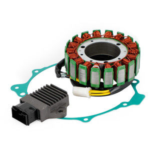 Magneto Stator+Voltage Rectifier+Gasket For Honda Super Hawk VTR1000F 1998-2005