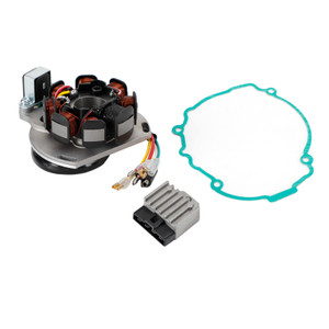 Magneto Stator+Voltage Rectifier+Gasket For SXS 125 SX EXC MXC 200 (2k-3) 00-04