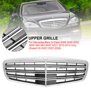 2010-2013 Mercedes-Benz S-Class S400 S450 S550 S600 S65 S63 AMG W221 AMG style Front Grille Grill