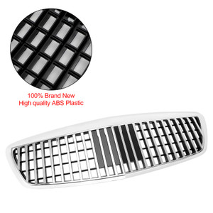 MayBach Style Grille Grill Fit Benz S-Class W221 S550 S63 S450 2007-2009 Chrome