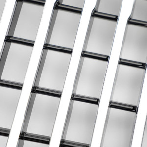 MayBach Style Grille Grill Fit Benz S-Class W221 S550 S63 S450 2007-2009 Chrome
