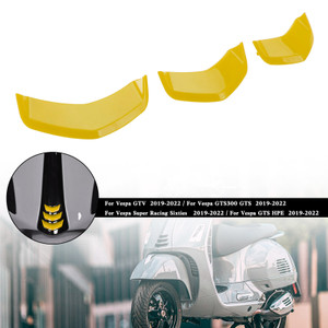 Front Horn Cover Decoration Trim For Vespa Sprint 300 GTS 300 HPE GTV Yellow