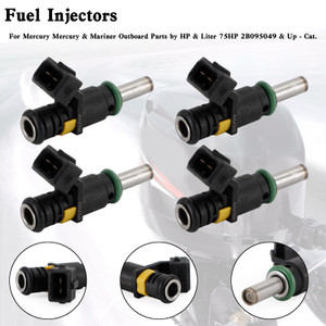 4PCS 8M6002428 Fuel Injector For Mercury Quicksilver Outboard Motor 150HP 4-Stroke